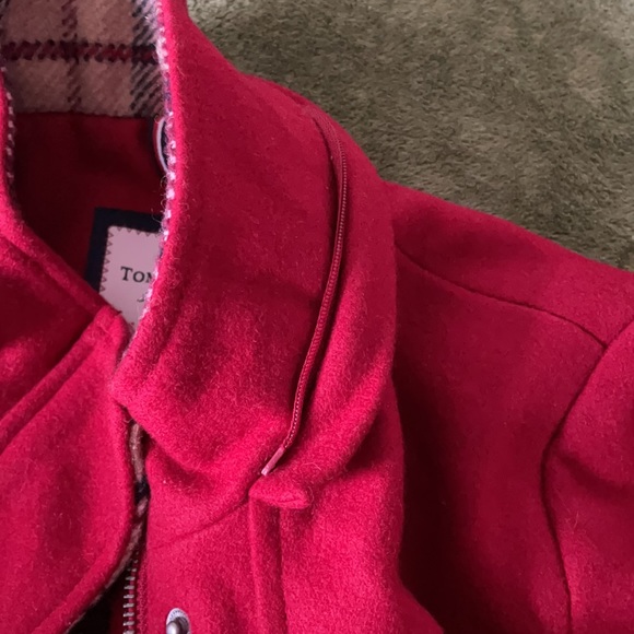 Tommy Hilfiger red blended wool coat - Picture 11 of 13